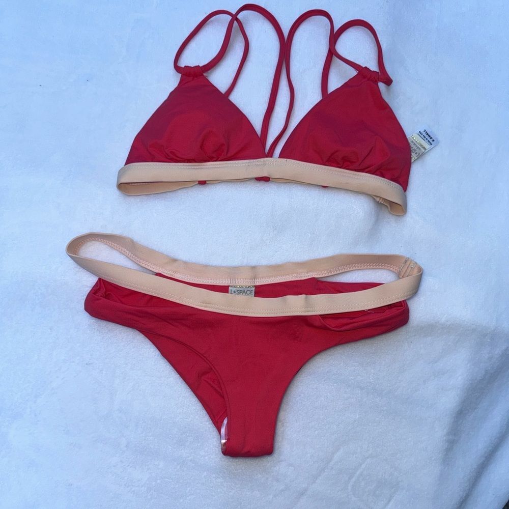 L*Space Bikini Top & Bikini Bottom Set Size XS - Picture 4 of 8